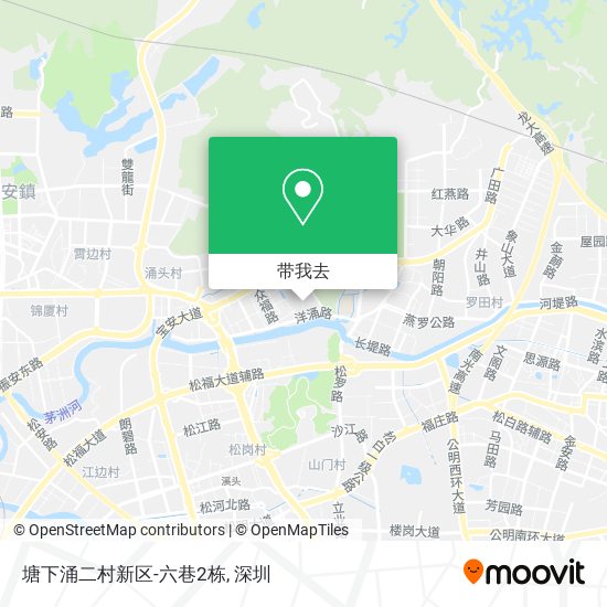 塘下涌二村新区-六巷2栋地图