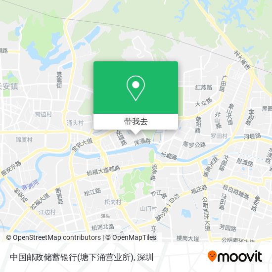 中国邮政储蓄银行(塘下涌营业所)地图