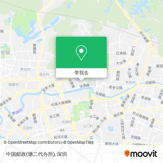 中国邮政(塘二代办所)地图