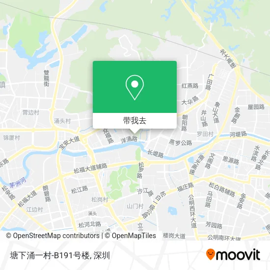 塘下涌一村-B191号楼地图