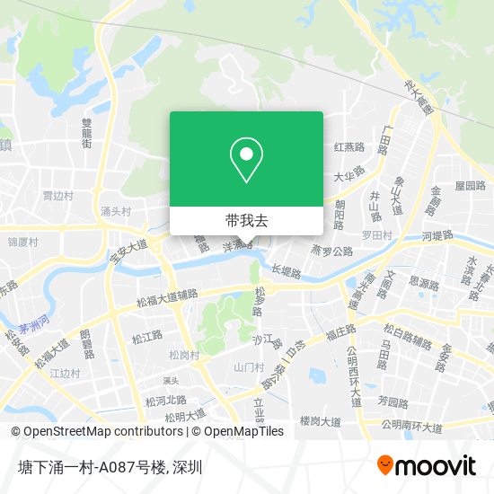 塘下涌一村-A087号楼地图