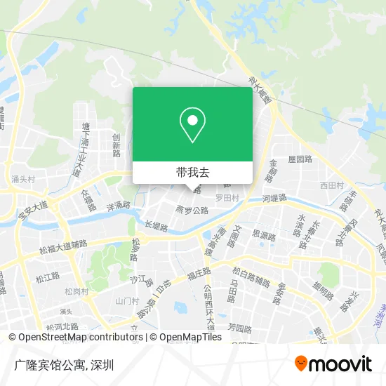 广隆宾馆公寓地图