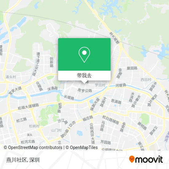 燕川社区地图
