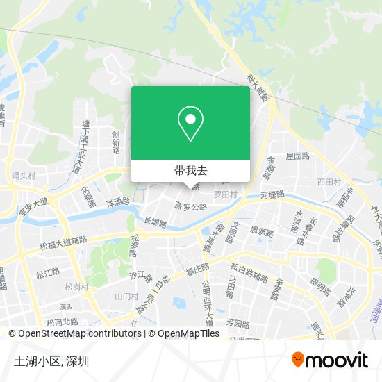 土湖小区地图