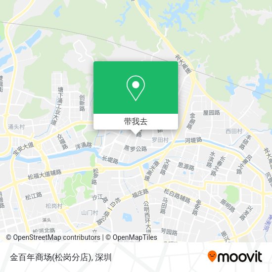 金百年商场(松岗分店)地图