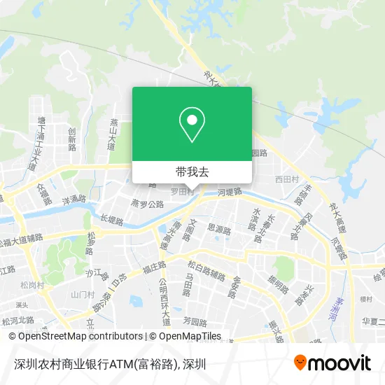 深圳农村商业银行ATM(富裕路)地图