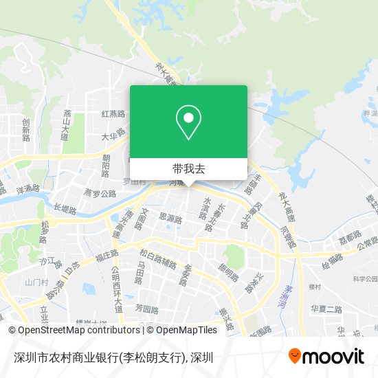 深圳市农村商业银行(李松朗支行)地图