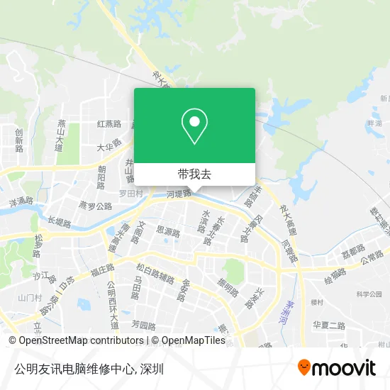公明友讯电脑维修中心地图