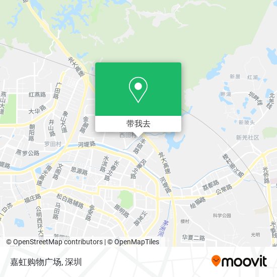 嘉虹购物广场地图