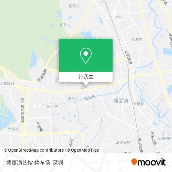 塘厦演艺馆-停车场地图