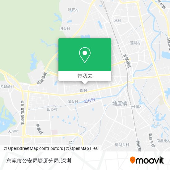 东莞市公安局塘厦分局地图