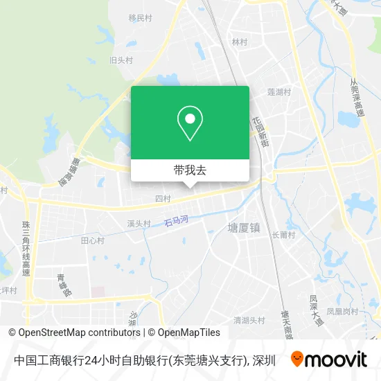 中国工商银行24小时自助银行(东莞塘兴支行)地图