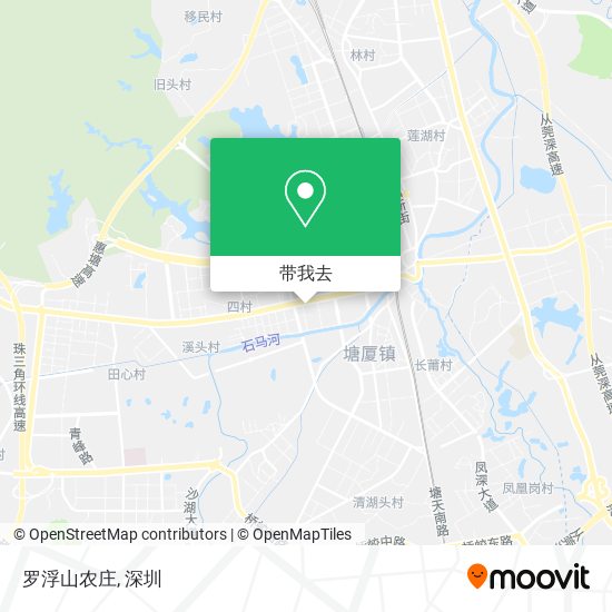 罗浮山农庄地图