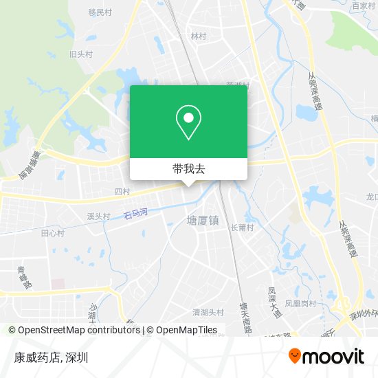 康威药店地图
