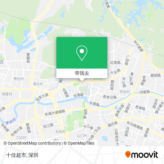 十佳超市地图