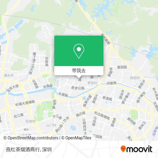 燕红茶烟酒商行地图