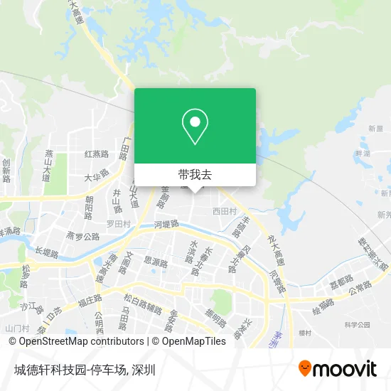 城德轩科技园-停车场地图
