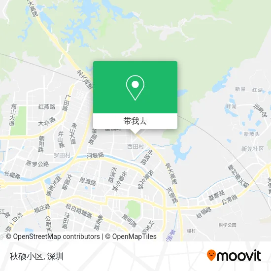 秋硕小区地图
