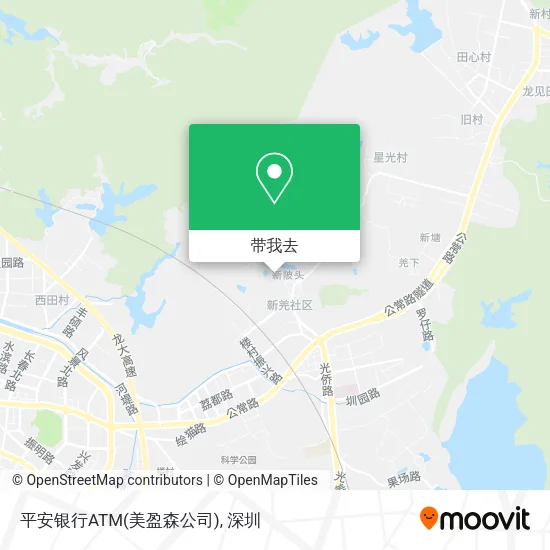 平安银行ATM(美盈森公司)地图