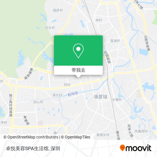 卓悦美容SPA生活馆地图