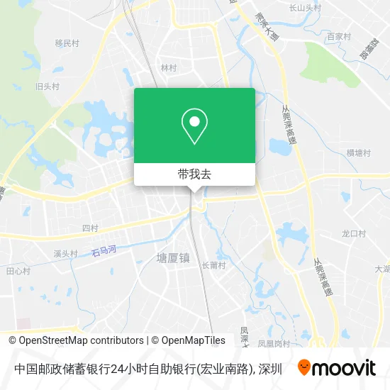 中国邮政储蓄银行24小时自助银行(宏业南路)地图