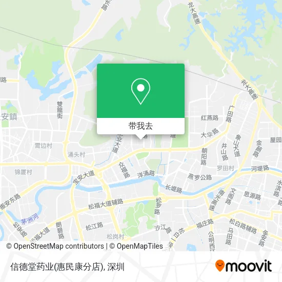 信德堂药业(惠民康分店)地图