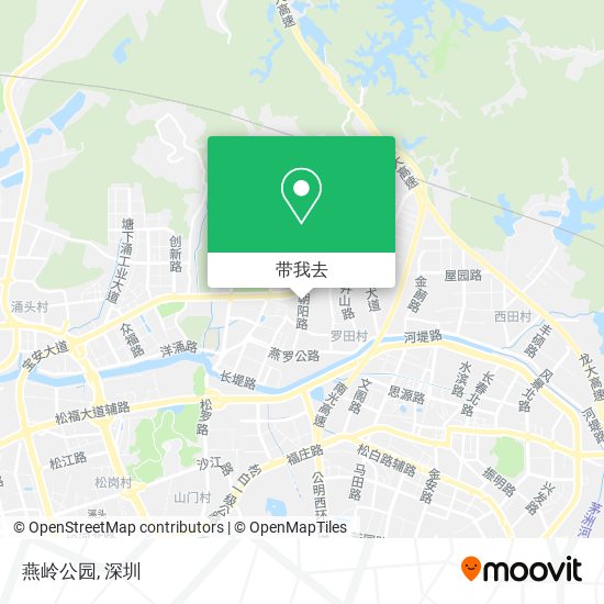 燕岭公园地图