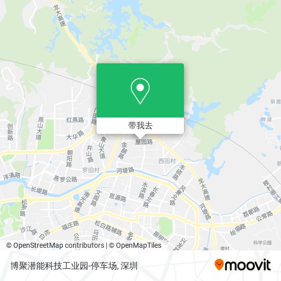 博聚潜能科技工业园-停车场地图