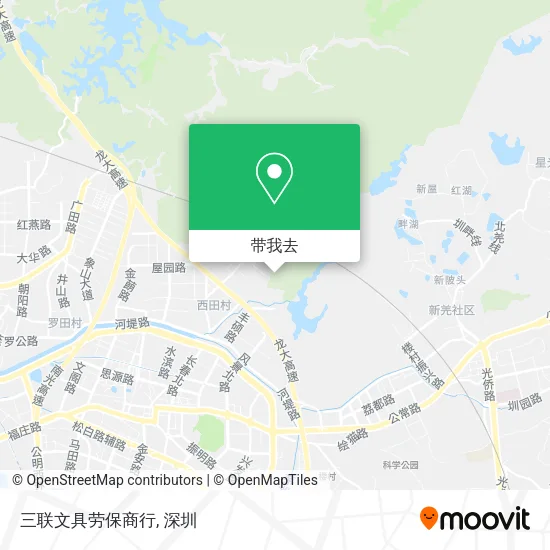 三联文具劳保商行地图