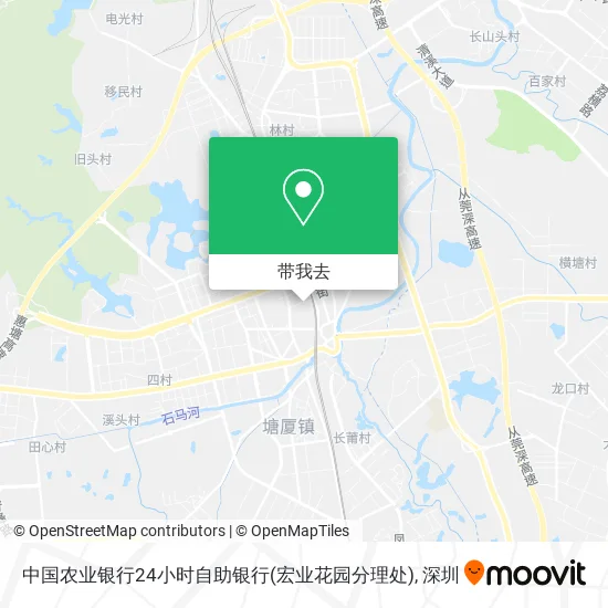 中国农业银行24小时自助银行(宏业花园分理处)地图