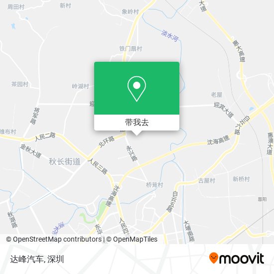 达峰汽车地图