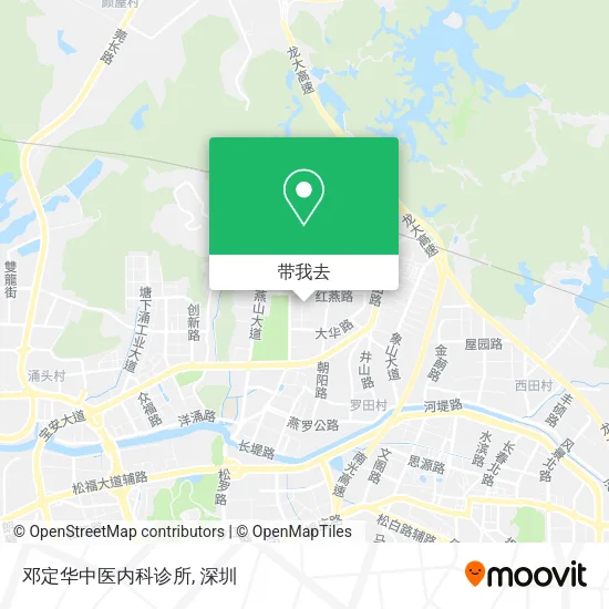 邓定华中医内科诊所地图