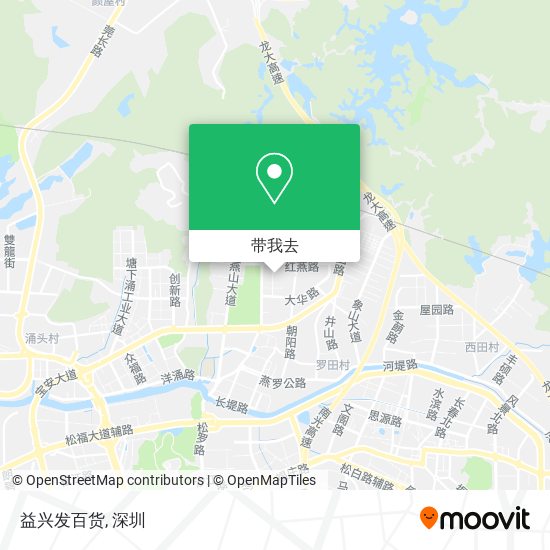 益兴发百货地图