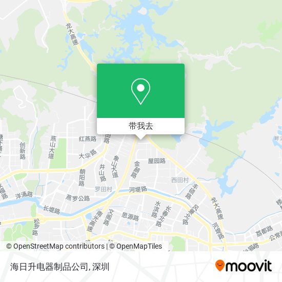 海日升电器制品公司地图
