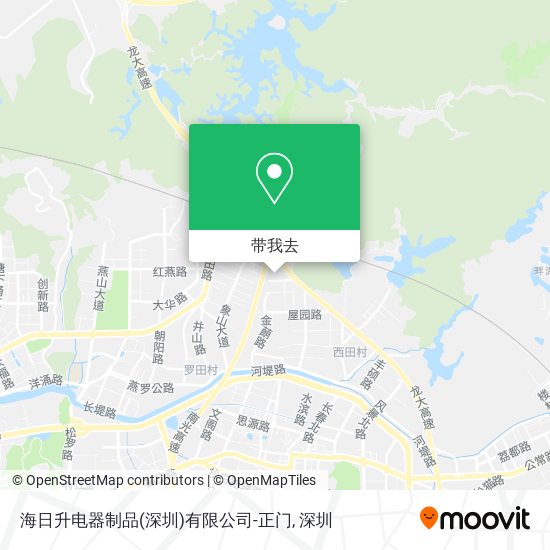海日升电器制品(深圳)有限公司-正门地图