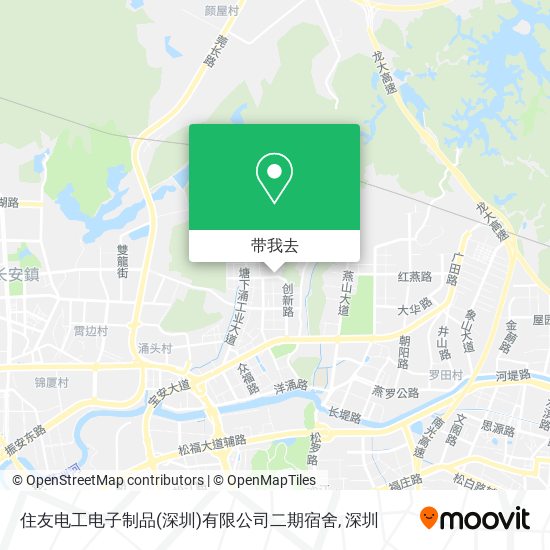 住友电工电子制品(深圳)有限公司二期宿舍地图