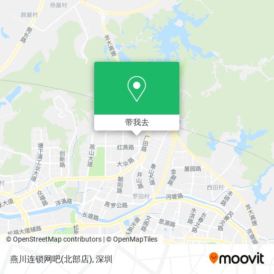 燕川连锁网吧(北部店)地图