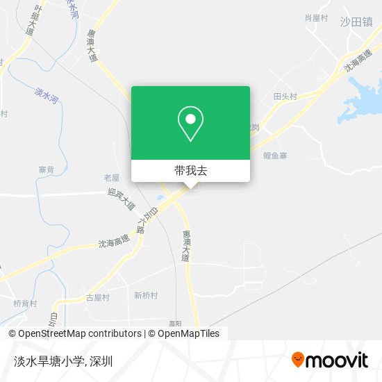 淡水旱塘小学地图
