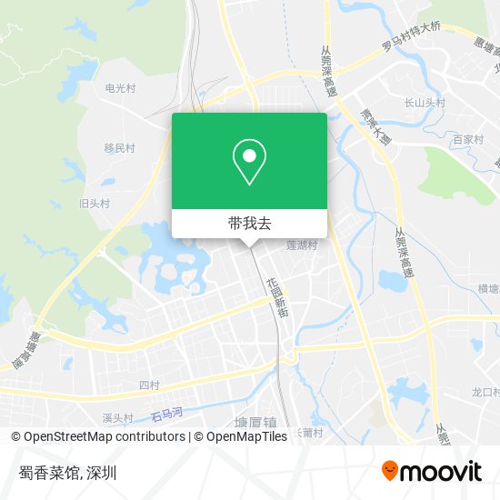 蜀香菜馆地图