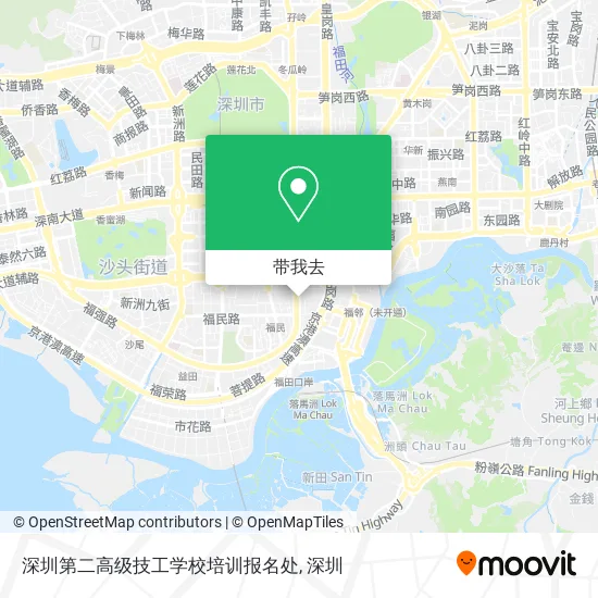深圳第二高级技工学校培训报名处地图