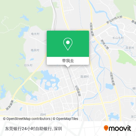 东莞银行24小时自助银行地图