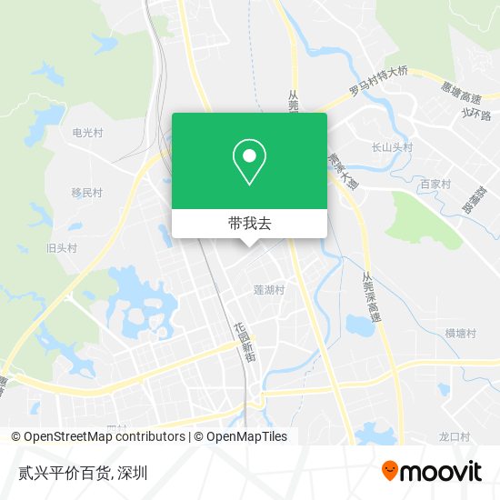 贰兴平价百货地图