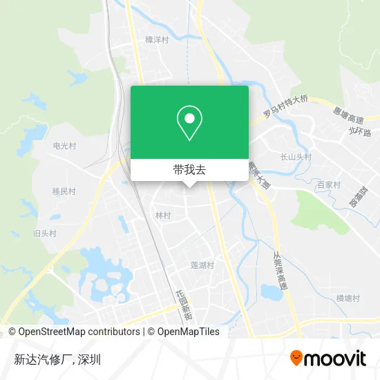 新达汽修厂地图