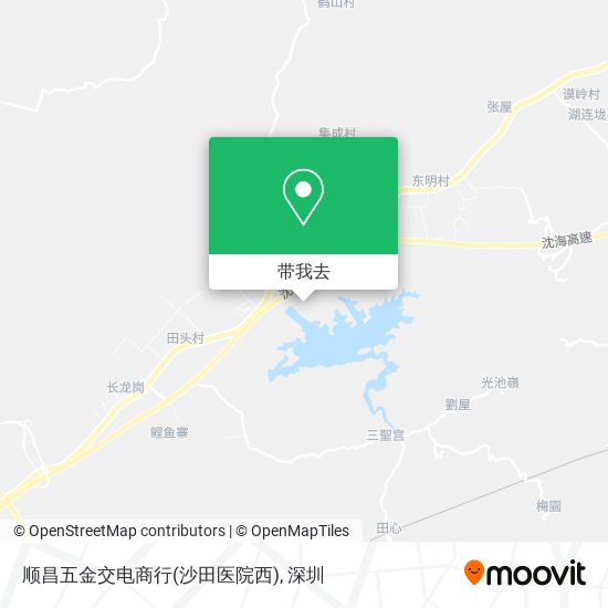 顺昌五金交电商行(沙田医院西)地图