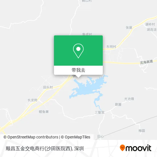顺昌五金交电商行(沙田医院西)地图