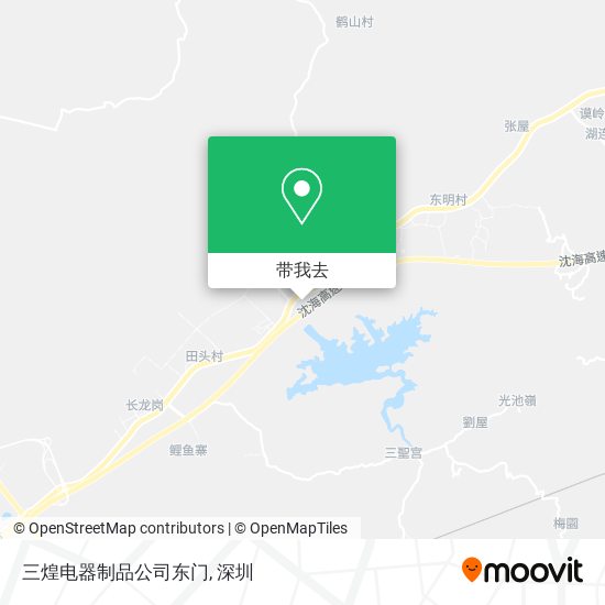 三煌电器制品公司东门地图