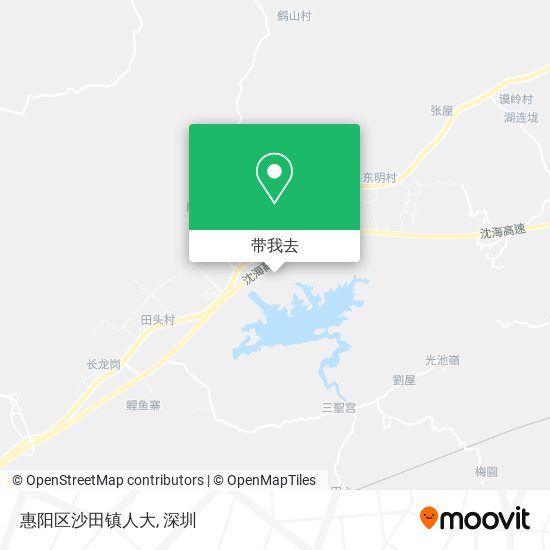 惠阳区沙田镇人大地图