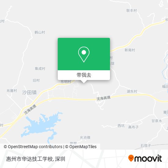 惠州市华达技工学校地图