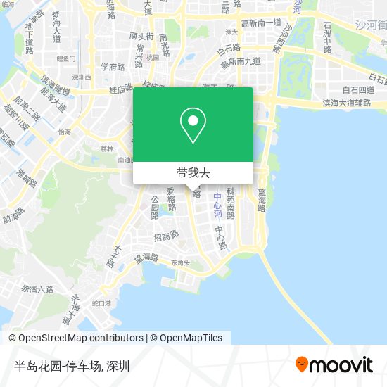 半岛花园-停车场地图