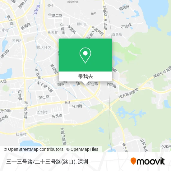 三十三号路/二十三号路(路口)地图